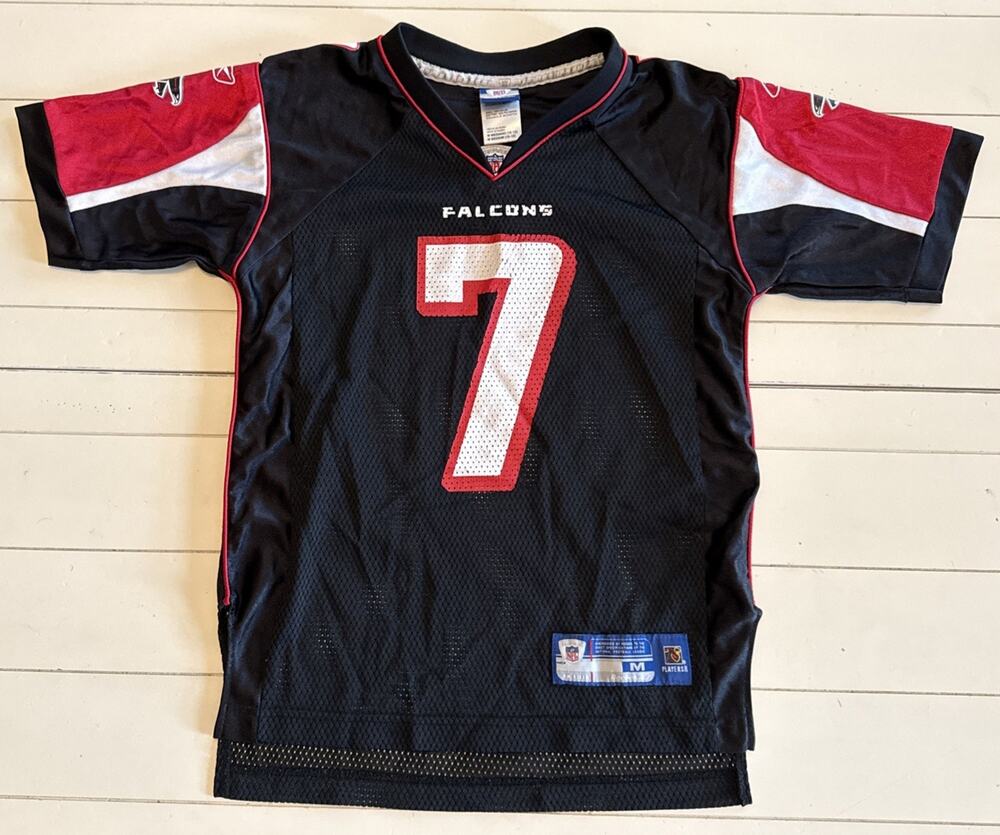 VTG Atlanta Falcons Jersey Youth Medium 10-12 NFL Reebok #7 Michael Vick